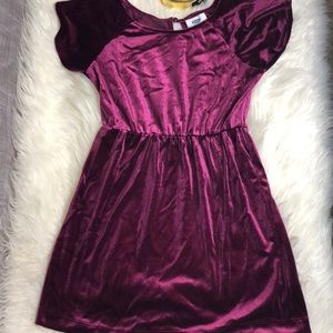 Burgundy Girls Old Navy Dress